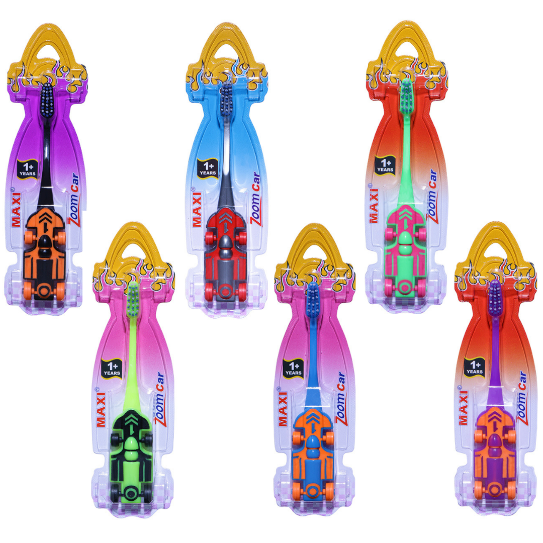 MAXI Zoom Car Junior Toothbrush