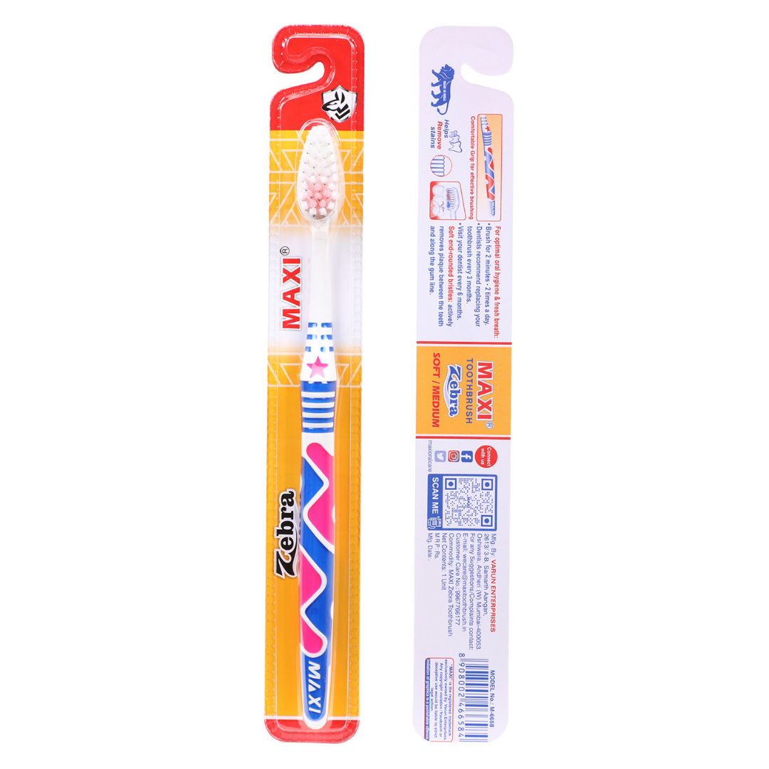 MAXI Zebra Toothbrush.